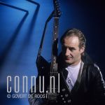 15-05-1985 Jan Akkerman at studio in Amsterdam  © Govert de Roos/Connu